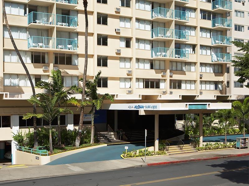 Aqua Aloha Surf Waikiki Lejlighedshotel Eksteriør billede