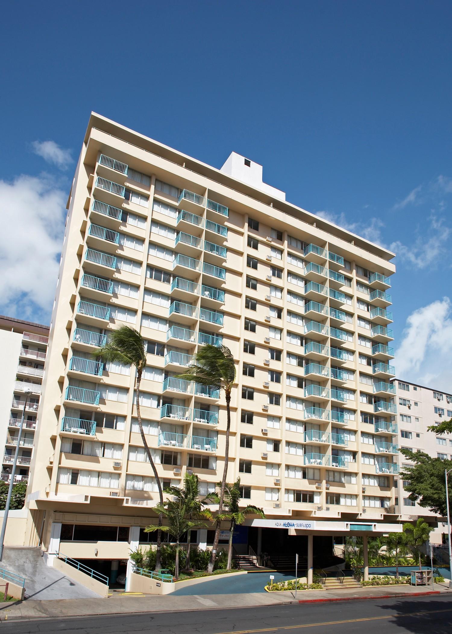 Aqua Aloha Surf Waikiki Lejlighedshotel Eksteriør billede