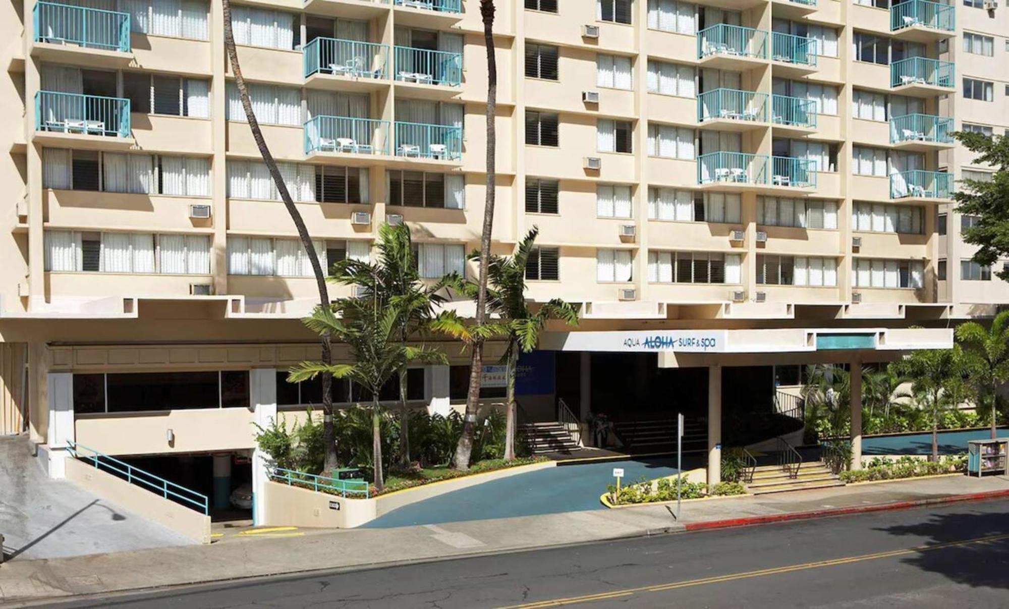 Aqua Aloha Surf Waikiki Lejlighedshotel Eksteriør billede