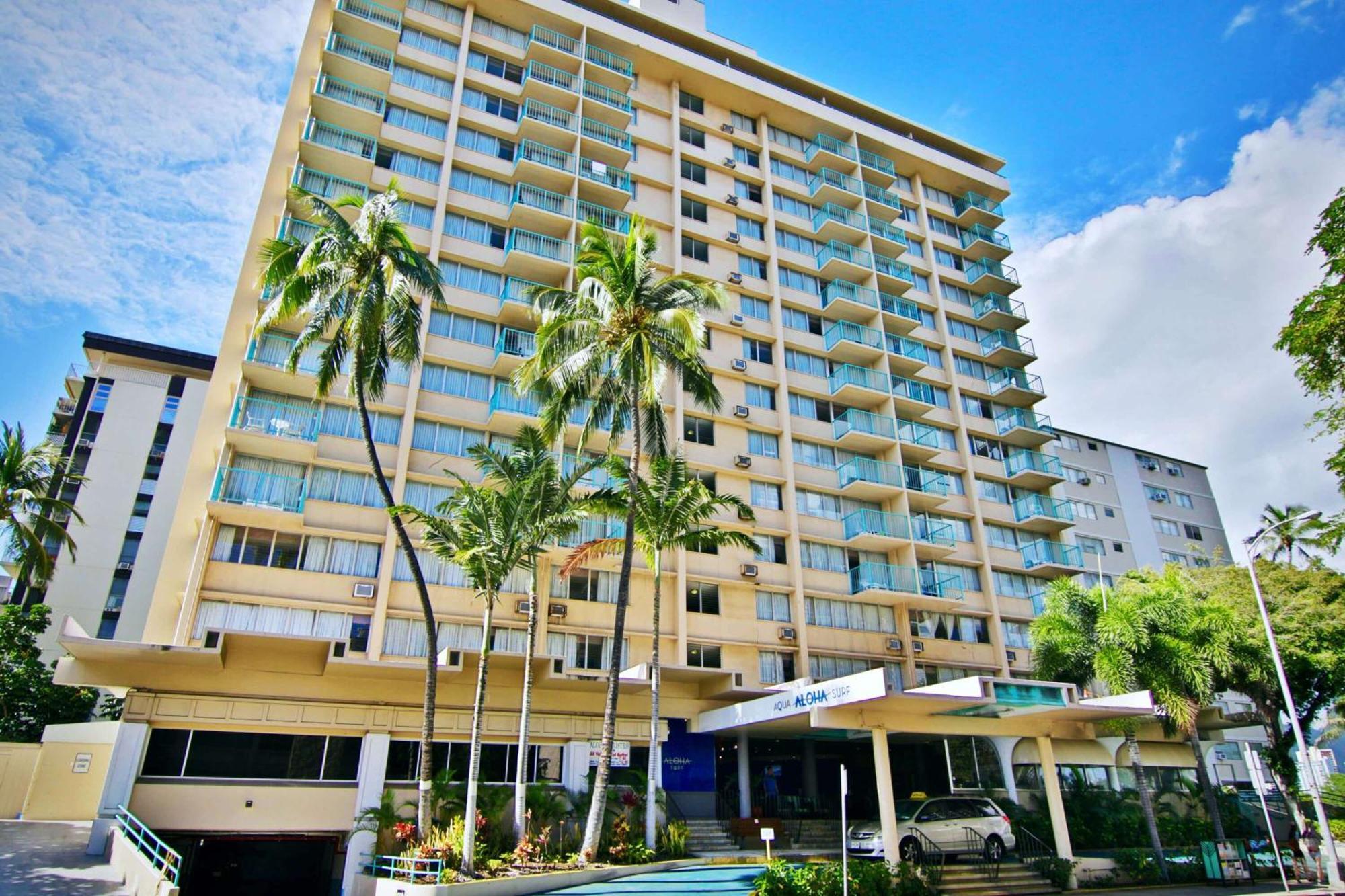 Aqua Aloha Surf Waikiki Lejlighedshotel Eksteriør billede