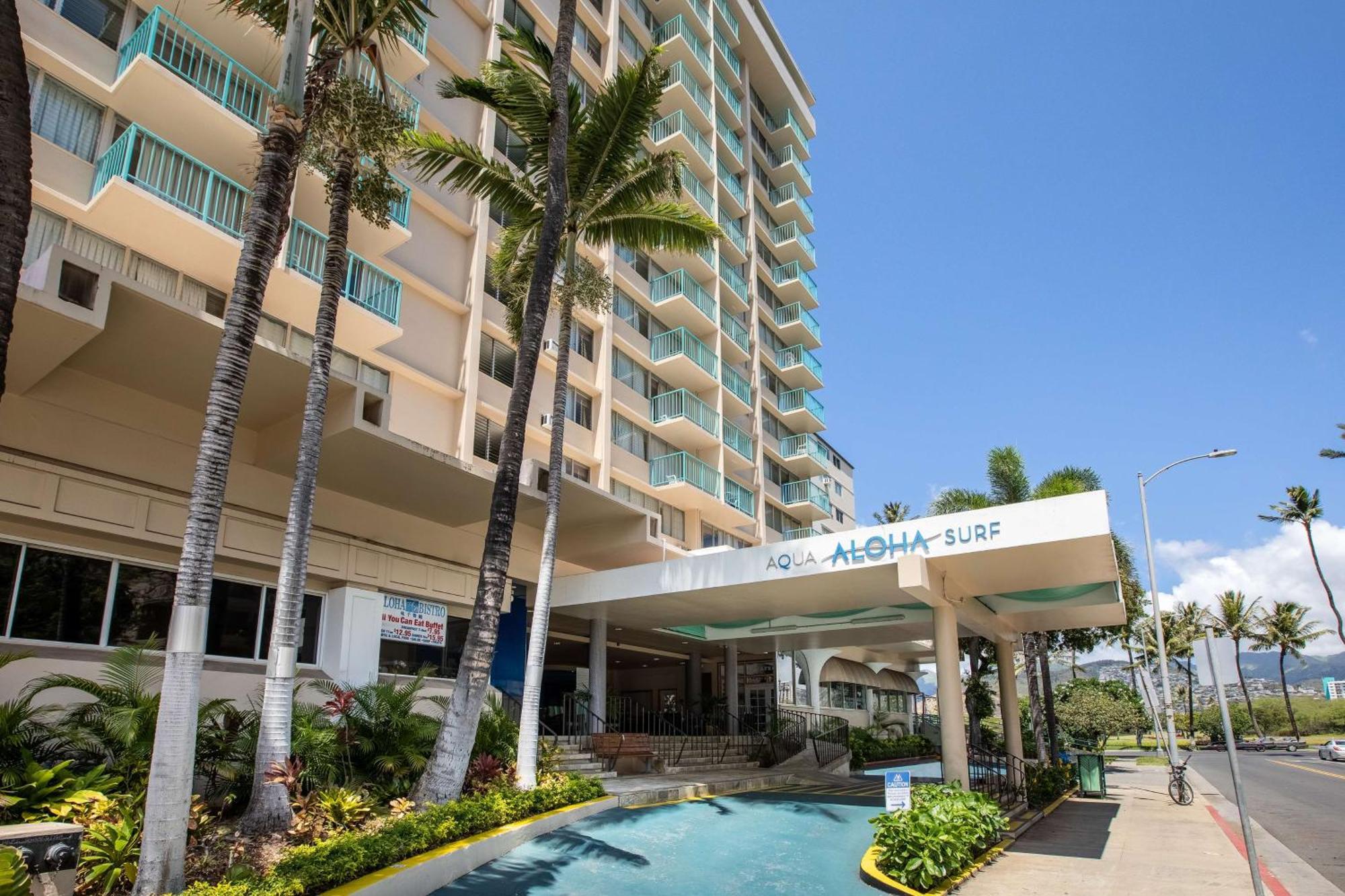 Aqua Aloha Surf Waikiki Lejlighedshotel Eksteriør billede