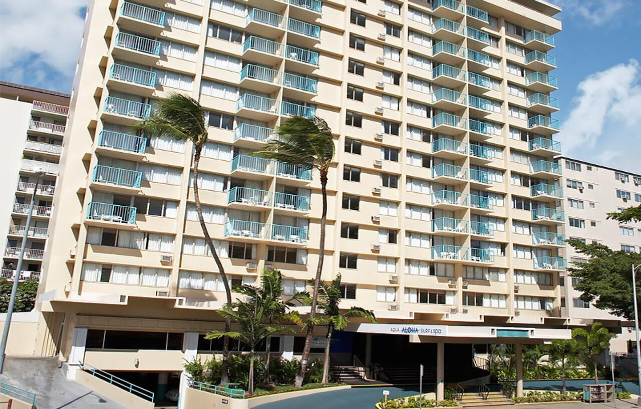 Aqua Aloha Surf Waikiki Lejlighedshotel Eksteriør billede